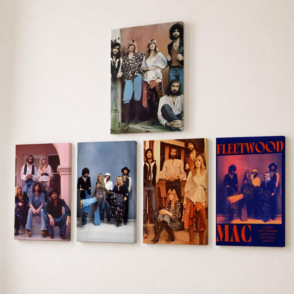Canvas Wrap Ready - Rock Band F-Fleetwood Mac Painting Calligraphy