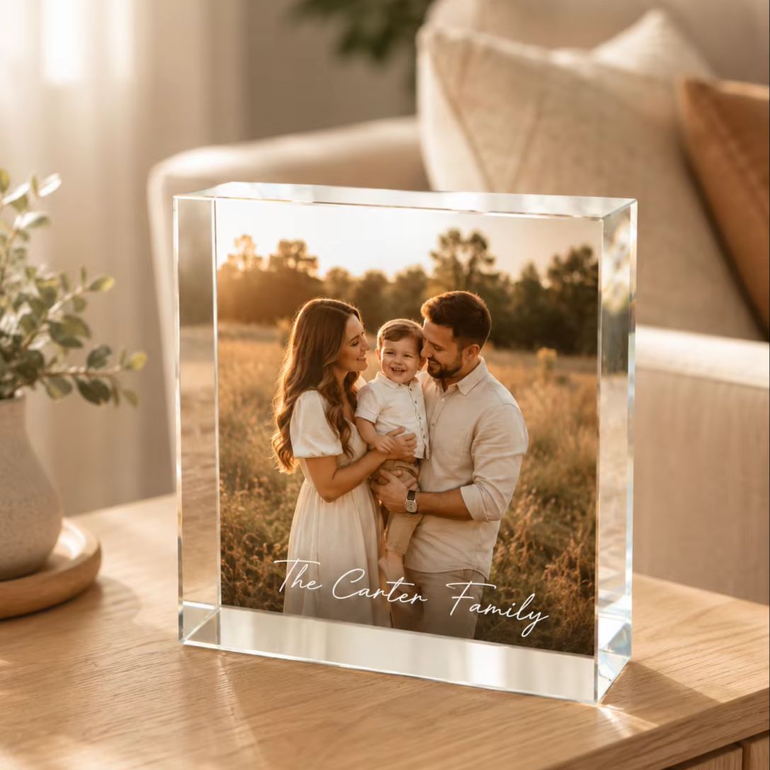 Personalized Family Acrylic Ph - огляд і ціна Photo Acrylic Block