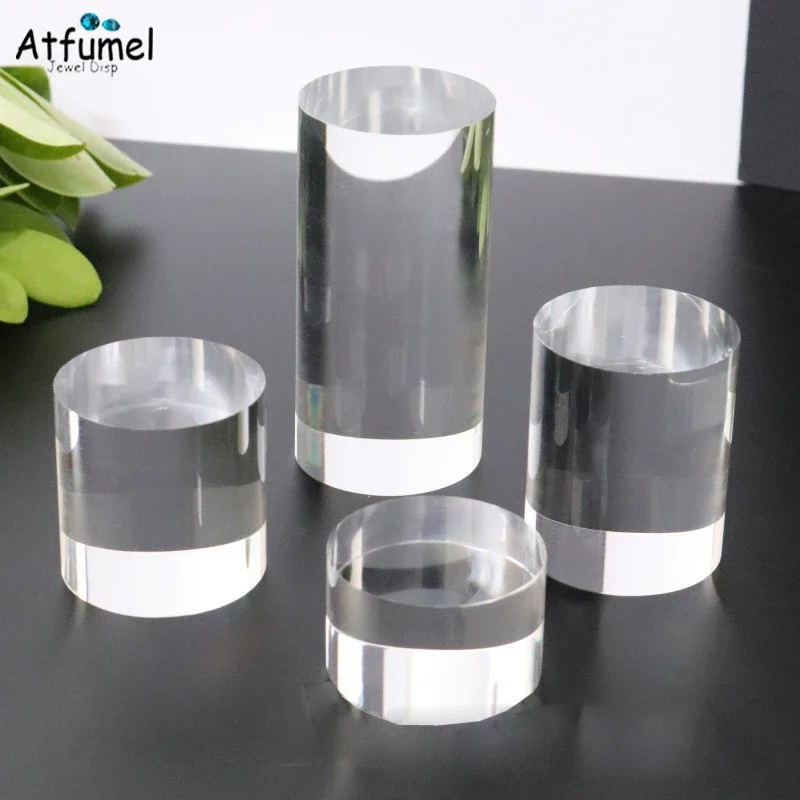 Acrylic Cylinder Ring Jewelry  - огляд і ціна Photo Acrylic Block