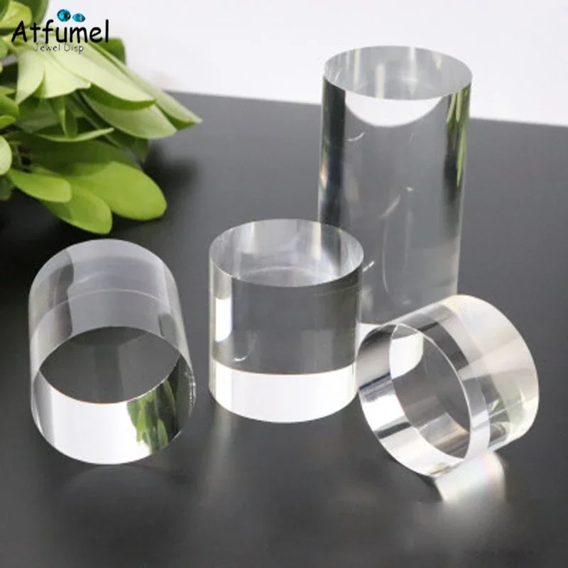 Acrylic Cylinder Ring Jewelry  - огляд і ціна Photo Acrylic Block
