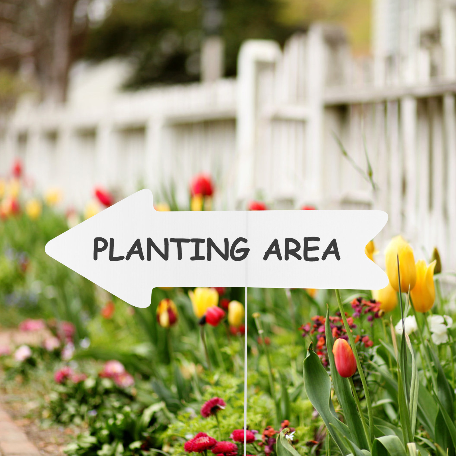 5Pcs Plastic Blank Yard Sign B - огляд і ціна Yard Sign Blank