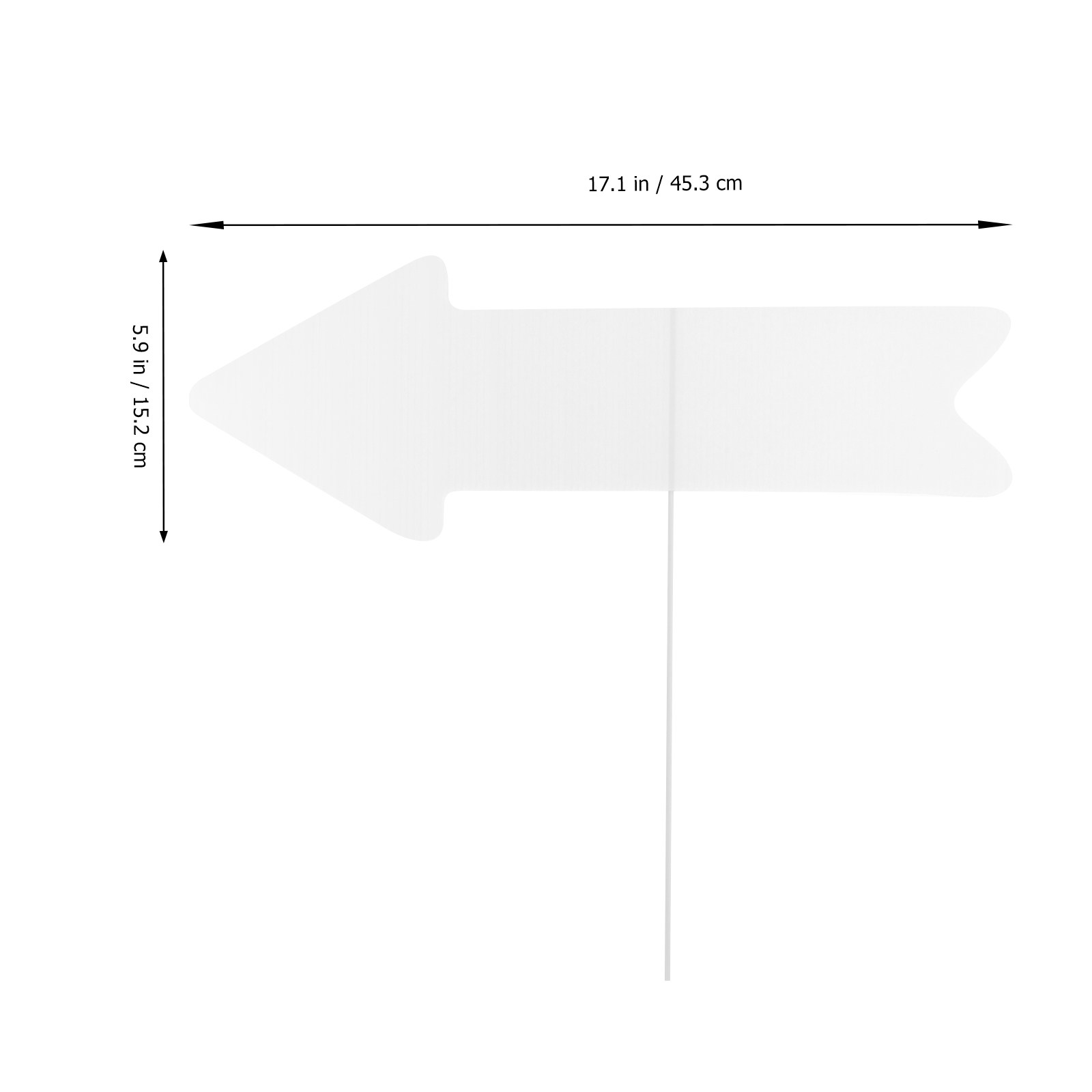 5Pcs Plastic Blank Yard Sign B - огляд і ціна Yard Sign Blank