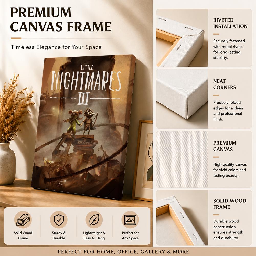Game L-Little Nightmares Anime - огляд і ціна Canvas Wrap Ready