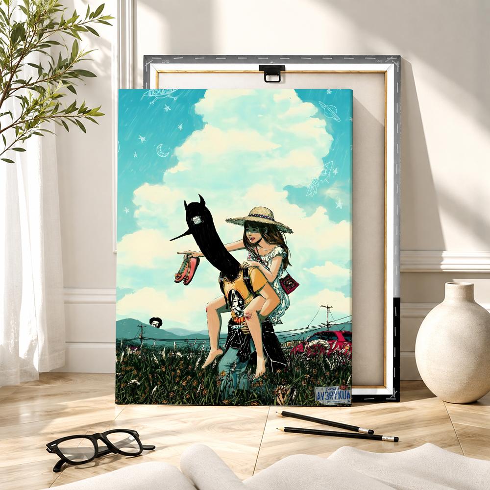 G-Goodnight Punpun Anime Paint - огляд і ціна Canvas Wrap Ready