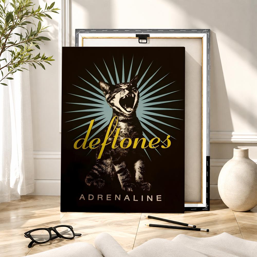 Rock Band D-Deftones Painting  - огляд і ціна Canvas Wrap Ready
