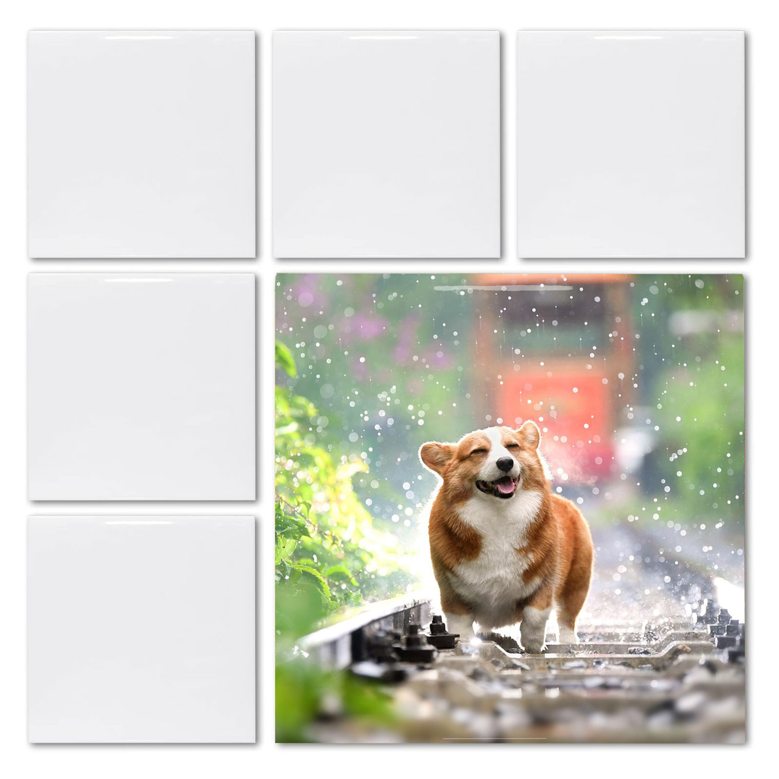 20pcs 4.25' X 4.25' Sublimatio - огляд і ціна Ceramic Tile Blank