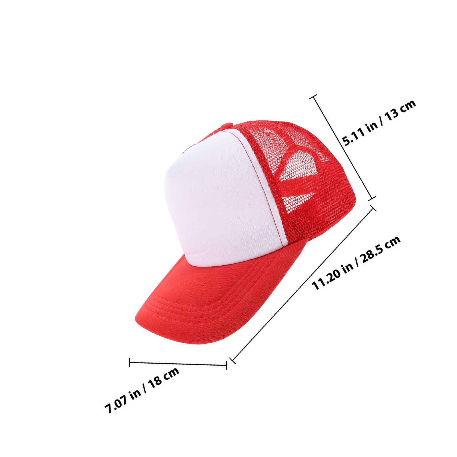 10Pcs Blank Mesh Baseball Hat  - огляд і ціна Hat Sublimation Blank