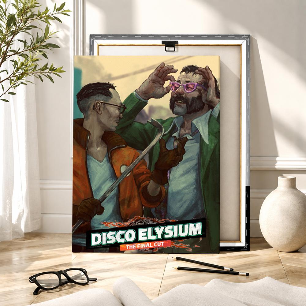 D-Disco Elysium Hot Video Game - огляд і ціна Canvas Wrap Ready