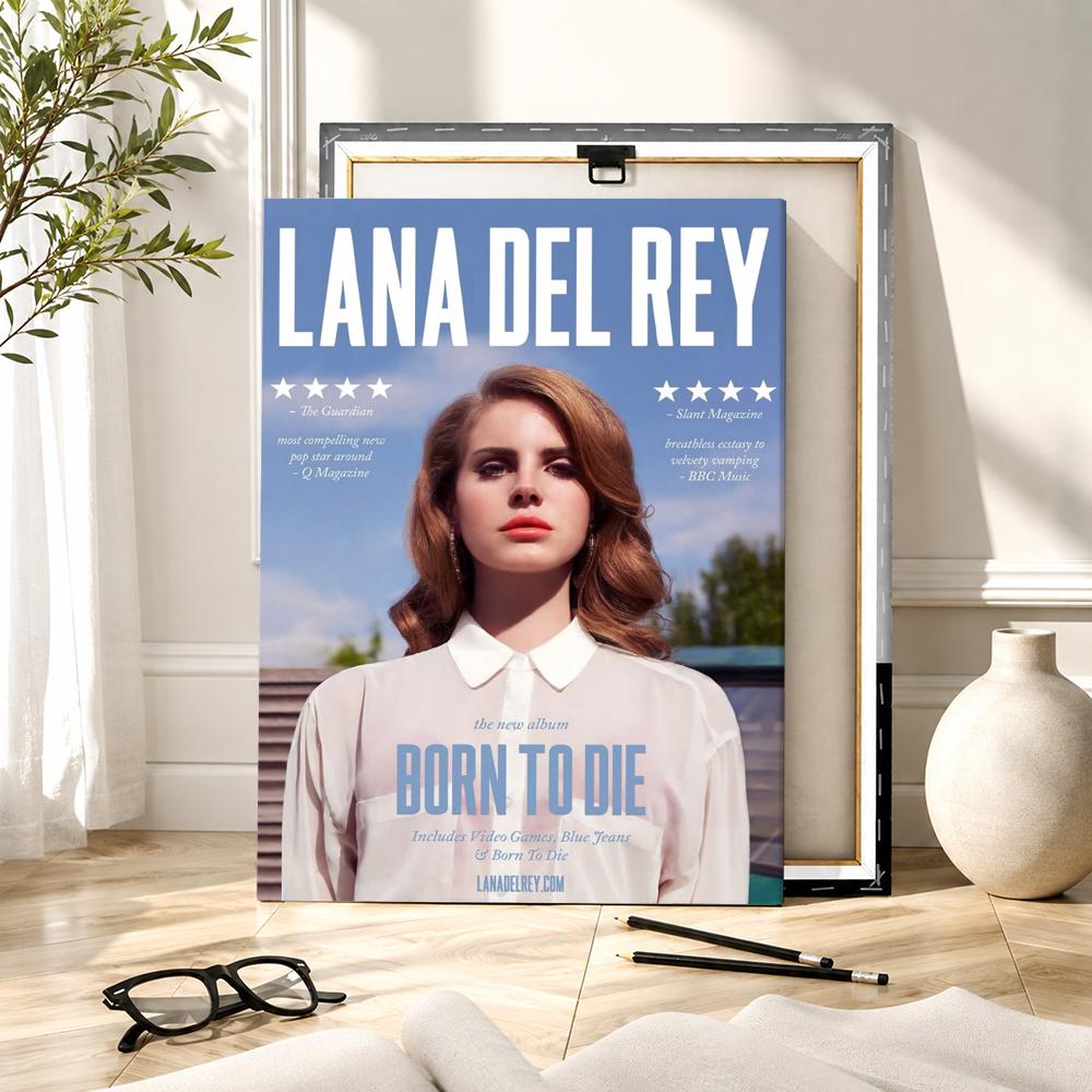 Famous Singer L-Lana Del Rey P - огляд і ціна Canvas Wrap Ready