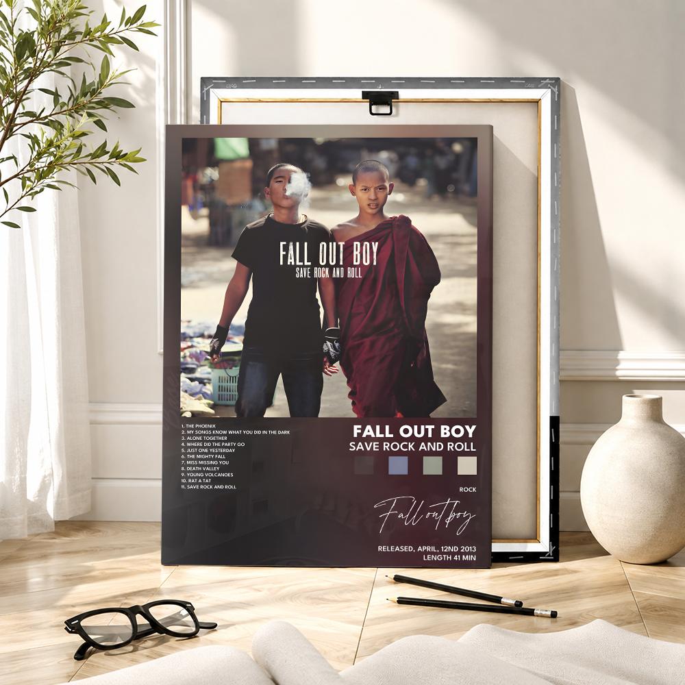 Rock Band F-Fall Out Boy Music - огляд і ціна Canvas Wrap Ready